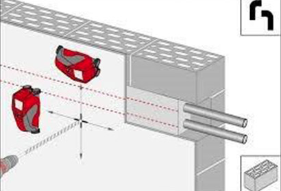 Concrete transpointer drill alignment for hire